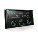Pioneer パイオニア FH-S722BS ダブルDIN CDレシーバー ? Bluetooth、SiriusXM、USB/AUX、カラーチェンジ、FLAC、AM/FMラジオ、13バンドEQ、50W x 4、音声コ