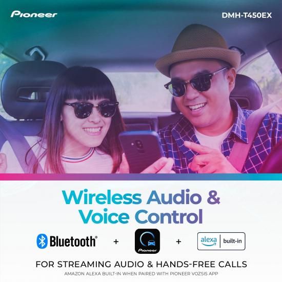 Pioneer パイオニア DMH-T450EX 9インチ 静電容量式タッチスクリーン、フローティ...