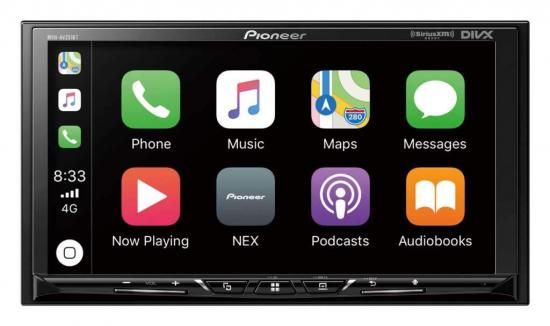 Pioneer パイオニア MVH-AV251BT デジタルマルチメディアビデオレシーバー、7インチHi-Speedタッチパネルディスプレイ、Apple CarPlay、Android Auto、内蔵B