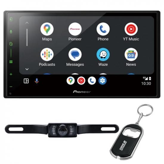 Pioneer パイオニア DMH-2000NEX 6.8インチ ダブルDIN デジタルマルチメディアレシーバー（ナンバープレートリアビューカメラ付き）