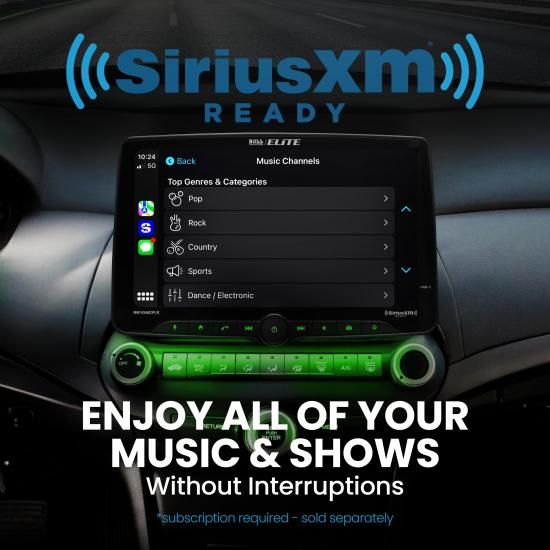 BOSS�����ǥ��������ƥ� Elite BE10ACP.X ���󥰥�DIN�������ƥ쥪 Apple CarPlay��Android Auto��10.1��������å������꡼��Sirius XM�б���Bluetooth