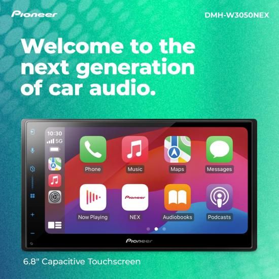 Pioneer パイオニア DMH-W3050NEX 6.8インチ 静電容量式タッチスクリーン、ダブルD...