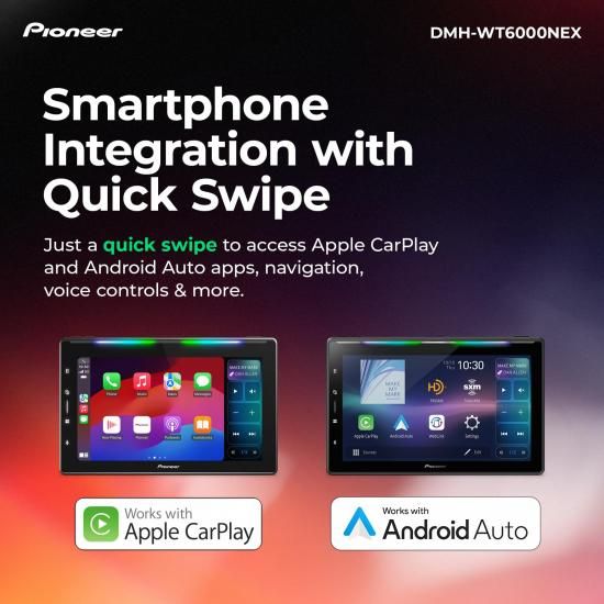 Pioneer �ѥ����˥� DMH-WT6000NEX 10.1����� �ޥ����ǥ��� �ǥ����� ��ǥ��� �쥷���С� ���󥰥� DIN - ��¢ WiFi��Bluetooth���磻��쥹 Apple CarP