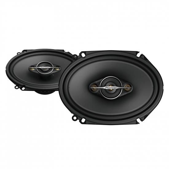 Pioneer パイオニア Aシリーズ スタンダード TS-A6881F 6インチ x 8インチ 4ウェイスピーカー（ペア） ? 最大350W、バランスの取れたサウンド + スムーズな