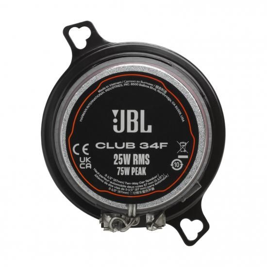 JBL Club 34F - 3-1/2インチ (87mm) 2ウェイカースピーカー、75ワットピーク、25ワ...