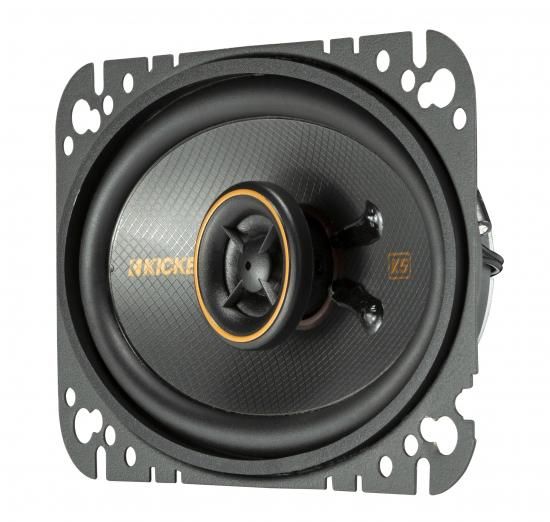 Kicker 51KSC4604 KSシリーズ 4x6 同軸スピーカー、0.5インチツイーター付き、4オ...