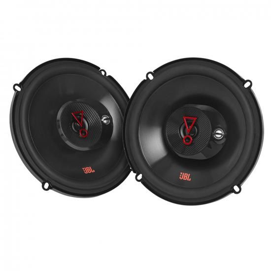 Rakuten - JBL Stage 3637F - 6.5インチ 3ウェイカーオーディオスピーカー、グリルなし、ブラック