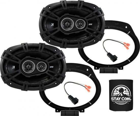 KICKER スピーカー 6X9インチ シボレー カマロ 2016-2024 アップグレードキット - DSシリーズ ペア ア..