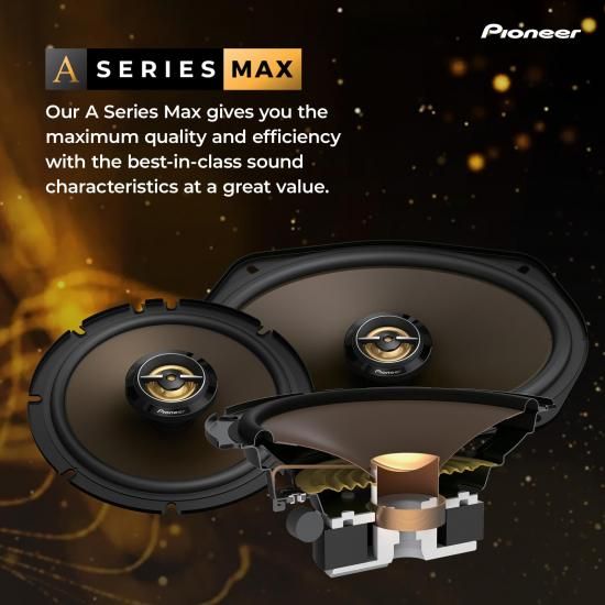 Pioneer パイオニア Aシリーズ MAX TS-A693FH 6インチ x 9インチ 2ウェイスピーカ...