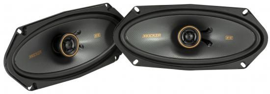 Kicker 51KSC41004 KSシリーズ 4x10 同軸スピーカー、0.5インチツイーター付き、4オーム、ペア