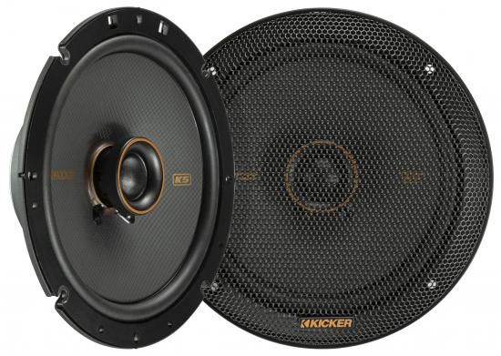 Kicker 51KSC6704 KSシリーズ 6.75インチ同軸スピーカー（0.75インチツイーター付き）、4オーム、ペア