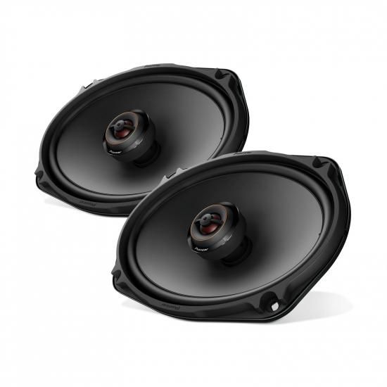 Pioneer パイオニア Dシリーズ TS-D69F 6インチ x 9インチ 2ウェイスピーカー（ペア） ? 最大330W、バランスの取れたサウンドと滑らかな高音、工場出荷時の