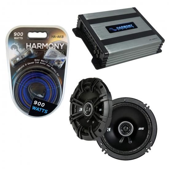Harmony Audio Smart Fortwo 2008-2010 純正スピーカー交換用 Kicker バンドル DSC65 & Harmony HA-A400.4 と互換性あり