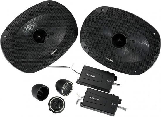 KICKER スピーカー 6x9インチ トヨタ FJ クルーザー 2007-2014 アップグレードキッ...