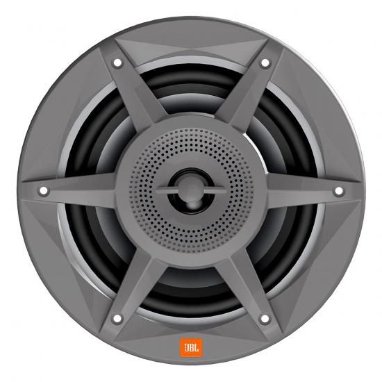 【商品名】JBL 6.5インチ プレミアム 2ウェイ RGB ライティング (グレー)JBL 6.5" Premium 2 Way RGB Lighting (Gray)【カテゴリー】 スピーカー : Coaxial Speakers【メーカー】 JBL【商品説明】ロック仕様！JBLは、ボートライフの風や轟音にも耐えうるスピーカーを設計しました。Plus Oneコーンは、スピーカーコーン面積を最大限に確保し、低域で迫力あるサウンドを実現します。グリルに搭載されたマイラーツイーターは、滑らかで自然な高音域を実現し、スタジアムサウンドを決定づけます。気分に合わせて選ぼう：内蔵RGB LEDライトで、アクアアドベンチャーにぴったりの雰囲気を演出できます。7色のクールなカラーからお選びいただけます。外部ライトコントローラー（別売）を接続すれば、自分だけのカスタムカラーも作成できます。アウトドア仕様：車のスピーカーと比較すると、マリンスピーカーは直射??日光、水しぶき、塩分、そして極端な温度といった過酷な条件に耐えます。JBLは、マリンスピーカーをあらゆる環境に対応できるよう設計しました。マリン対応のコンポーネントと、密閉されたUV耐性グリルにより、長年にわたり水しぶきや直射日光にも耐えます。（参考）Built to Rock! JBL builds these speakers to hold their own against the wind and roar of boat life. The Plus One cones provide maximum speaker-cone area for honest-to-goodness punch in the lower frequencies. Grille-mounted Mylar tweeters define the Stadium sound with deliver smooth, natural highs.Choose your vibe: Dial in the right mood for your aqua-adventure with built-in RGB LED lighting. Choose from seven cool colors! Hook up an external lighting control (not included), and you can create your own custom colors.Ready for the outdoors: Compared to car speakers, marine speakers live a pretty harsh life with sun, spray, salt, and extreme temperatures. JBL readies these speakers for all of it, with marine-ready componentry, and sealed, UV-resistant grilles that will stand up to spray and punishing sunlight for years to come.