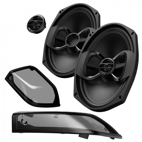 Infinity Kappa Perfect 900X プレミアム 6x9 バッグリッドスピーカー ハーレーダビッドソン対応 - グ..