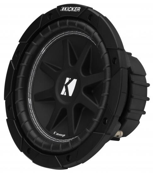 Kicker 43C84 Comp 8インチサブウーファー、シングルボイスコイル、4オーム