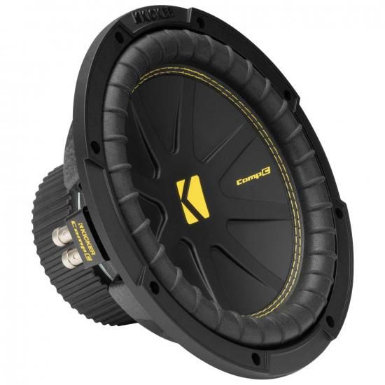 Kicker 50CWCD104 CompC 10インチサブウーファー、デュアル4オーム