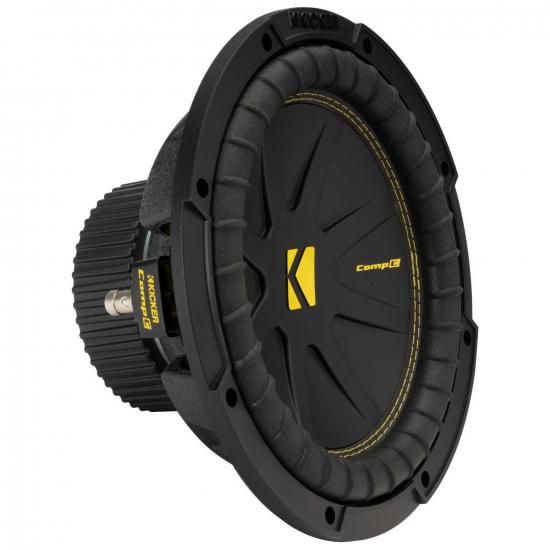 Kicker 50CWCS104 CompC 10インチサブウーファー、シングル4オーム