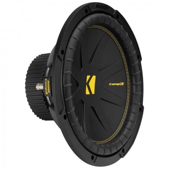 Kicker 50CWCS124 CompC 12インチサブウーファー、シングル4オーム