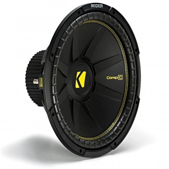 Kicker 44CWCS154 CompC 15インチ 1200W シングル 4オーム カーオーディオサブウーファー サブ CWCS154