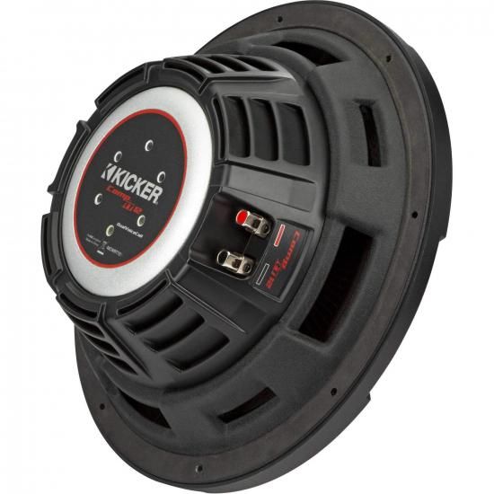 Kicker 48CWRT124 CompRT 12インチサブウーファー、DVC、4オーム