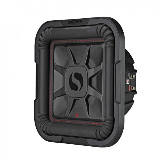 Kicker 46L7T104 L7T L7-Thin 10インチ (25cm) サブウーファー、デュアルボイスコ...