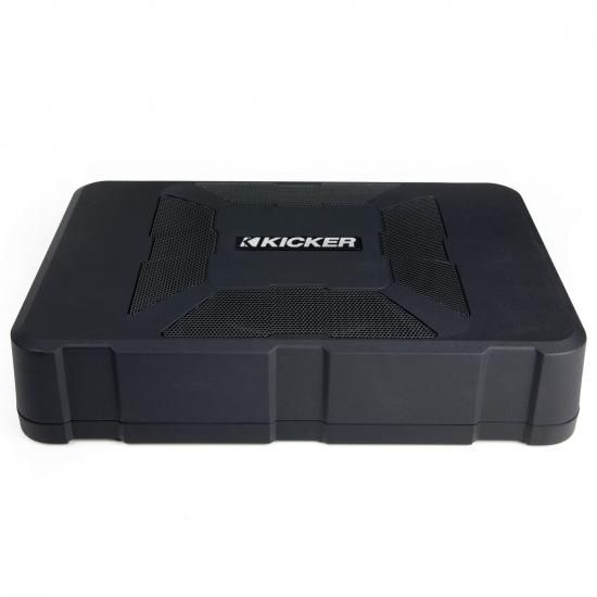 Kicker 51HS8 Hideaway コンパクトパワードサブウーファーエンクロージャー（8イン...