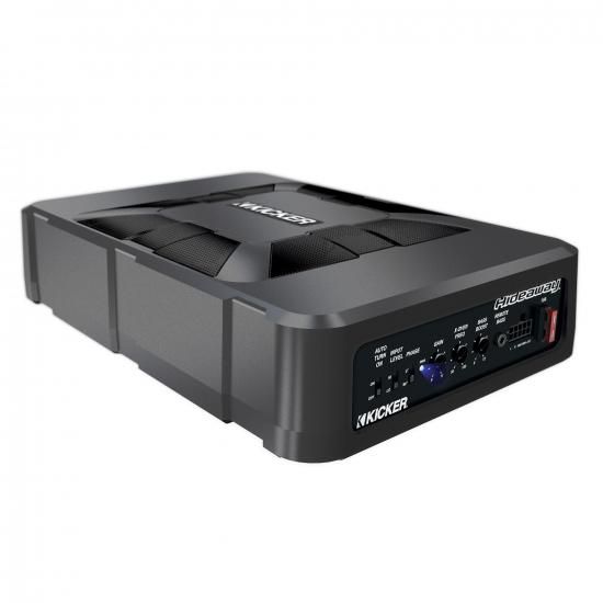Kicker 51HS8 Hideaway コンパクトパワードサブウーファーエンクロージャー（8イン...