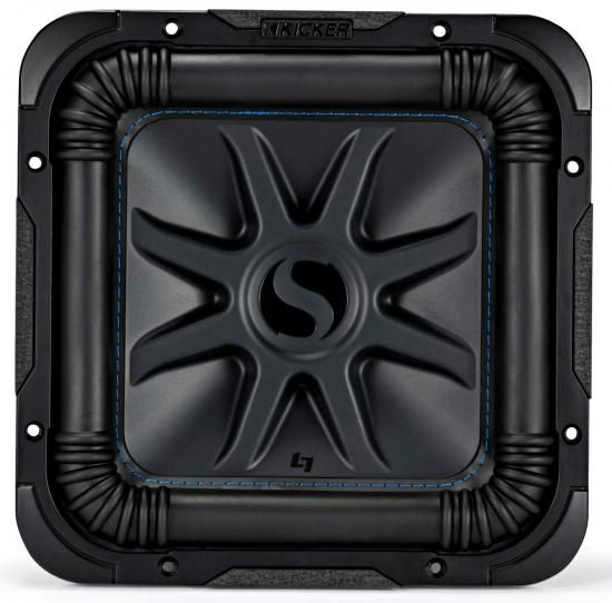 Kicker 44L7S104 カーオーディオ Solo-Baric 10インチ スクエア L7 サブウーファー...
