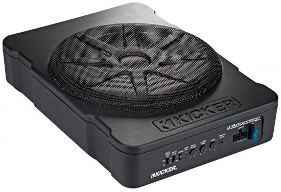 【商品名】Kicker 46HS10 Hideaway コンパクトパワードサブウーファー 10インチKicker 46HS10 Hideaway Compact Powered Subwoofer, 10-Inch【カテゴリー】 サブウーファー : Component Subwoofers【メーカー】 KICKER【商品説明】Hideaway HS10 は、コンパクトな 10 インチのパワード サブウーファーで、頑丈なオールアルミ フレームで驚くべき低周波のインパクトを実現します。付属のリモコンを使用すると、ラジオの音量を変えずに低音の量を変更でき、どの音量でも音楽の低音を完璧にミックスできます。Hideaway には、調整可能なローパス クロスオーバー、可変 +6dB ベース ブースト、位相スイッチ、および 2 つの自動オン オプション (DC オフセットまたは信号検知) が搭載されています。（参考）The Hideaway HS10 is a compact powered 10-inch subwoofer that delivers surprising low frequency impact in a tough, all-aluminum frame.The included remote control allows you to change the amount of bass without changing the radio volume, for the perfect mixture of bass in your music at any volume.The Hideaway comes with an adjustable low-pass crossover, variable +6dB bass boost, phase switch, and two auto turn-on options: DC-offset or signal sensing.