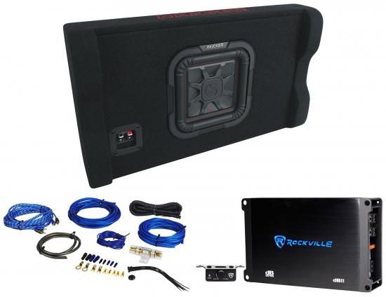 Rakuten - オーディオセービングバンドル: (1) Kicker 49L7TDF82 L7TDF L7T サブウーファー+浅型サブボックス L7TDF82 バンドル (1) RV dB11 ピーク RMS モノ 2-OH ア