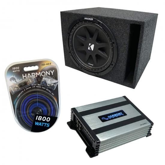 Harmony Audio Kicker ユニバーサルカー C10 Comp シングル 10インチ ベントポート...