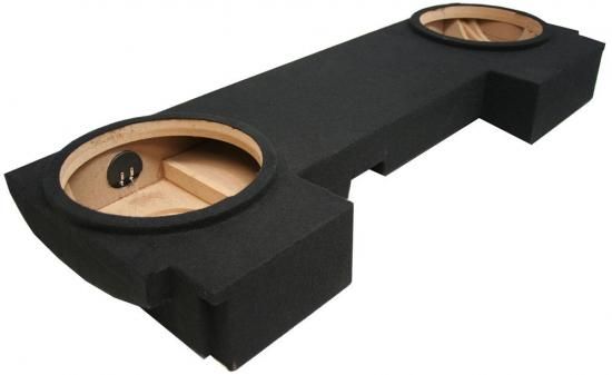 American Sound Connection - 2002〜2013年式 Chevy Silverado HD Crew Truck Kicker CompR CWR12 デュアル 12インチ サブボックスエンクロージャ対応 - フ