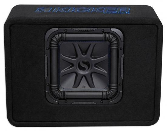 オーディオセービングバンドル: Kicker 44TL7S102 10インチ 1200W L7 Solo-Baric L7S 搭載車/トラック用サブエンクロージャボックスバンドル (1) Rockville 3