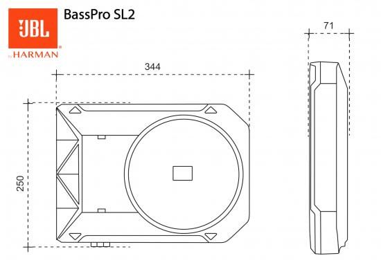 JBL Bass Pro SL2 8����� ������������ȥ��֥����ե��� �֡���ܥå���