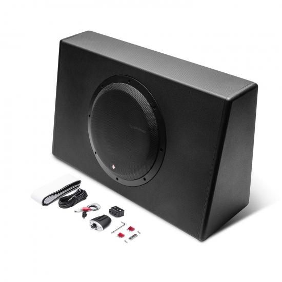 Rakuten - Rockford Fosgate Punch P300-12T シングル 12インチ 300ワット アンプ内蔵トラック用密閉型サブウーファー - ブラック
