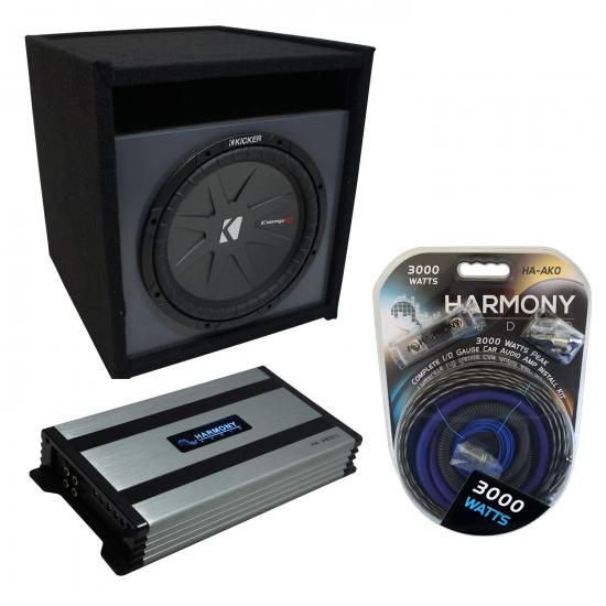【商品名】Harmony Audio ユニバーサルカーステレオ ペイント可能ポート 15インチ Kicker バンドル CompR CWR15 サブボックスエンクロージャ & Harmony HA-A800.1 アンプHarmony Audio Universal Car Stereo Paintable Ported 15" Kicker Bundle CompR CWR15 Sub Box Enclosure & Harmony HA-A800.1 Amp【カテゴリー】 サブウーファー : Enclosed Subwoofer Systems【メーカー】 Harmony Audio【商品説明】ユニバーサルカーステレオ ペイント可能ポート 15インチ Kicker バンドル CompR CWR15 サブボックスエンクロージャ & Harmony HA-A800.1 アンプ（参考）Universal Car Stereo Paintable Ported 15" Kicker Bundle CompR CWR15 Sub Box Enclosure & Harmony HA-A800.1 Amp