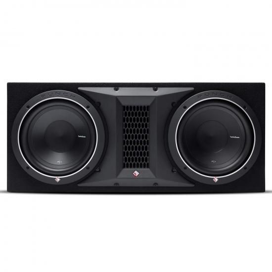 Rockford Fosgate Punch P1-2X10 デュアルP1 10インチ ロードサブウーファーエンクロージャー ポート付き