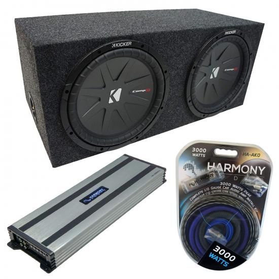 【商品名】Harmony Audio ユニバーサルカーステレオ リアファイア 密閉型 デュアル 15インチ Kicker バンドル CompR CWR15 サブボックスエンクロージャ & Harmony HA-A1500.1 アンプHarmony Audio Universal Car Stereo Rearfire Sealed Dual 15" Kicker Bundle CompR CWR15 Sub Box Enclosure & Harmony HA-A1500.1 Amp【カテゴリー】 サブウーファー : Enclosed Subwoofer Systems【メーカー】 Harmony Audio【商品説明】ユニバーサルカーステレオリアファイアー密閉型デュアル15インチキッカーバンドルCompR CWR15サブボックスエンクロージャー＆Harmony HA-A1500.1アンプ（参考）Universal Car Stereo Rearfire Sealed Dual 15" Kicker Bundle CompR CWR15 Sub Box Enclosure & Harmony HA-A1500.1 Amp