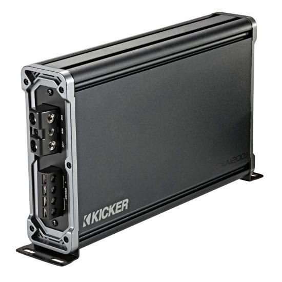Kicker 46CXA12001 モノラルクラスDサブウーファーアンプ（1200W）＆SoundBox SCAP...