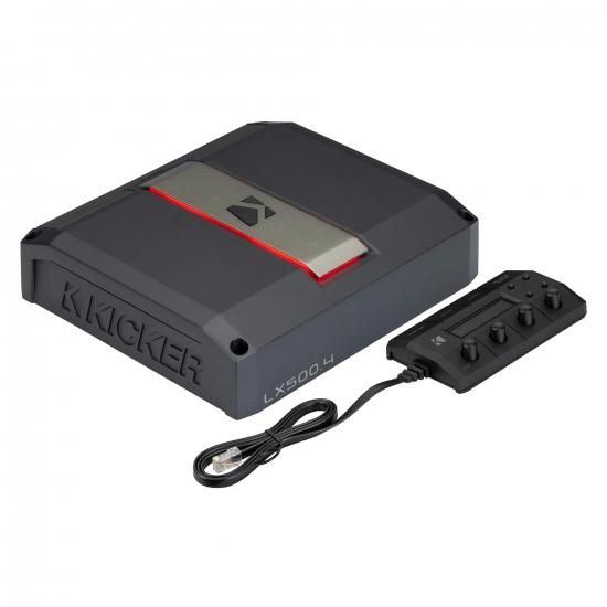 Kicker LX500.4 4チャンネルアンプ - 4x125ワットフルレンジクラスDアンプ (51LX5004)