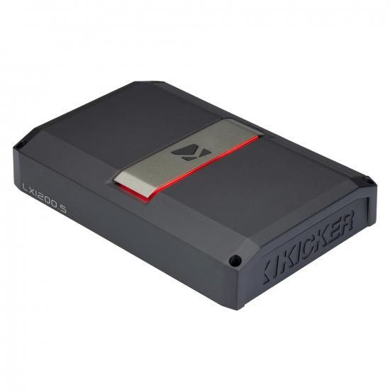 Kicker LX1200.5 5チャンネルアンプ - 4チャンネルフルレンジ125ワット＆700ワット...