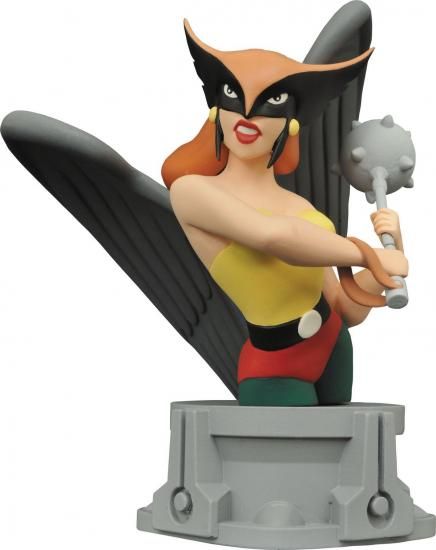 Diamond Select Toys Justice League animatedシリーズ: Hawkgirl Resinバストアクションフィギュア