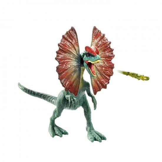 쥬라식 월드 / 불꽃의 왕국 2018 어택팩 액션 피겨 디로포사우루스 / JURASSIC WORLD : FALLEN KINGDOM MATTEL ATTACK PACK