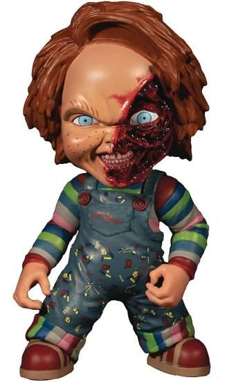 チャッキー ロト・フィギュア Child's Play 3 Chucky Bloody Noose & Pizza Face MEZCO