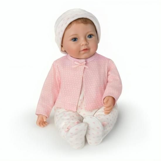 Ashton Drake アシュトン・ドレイク 赤ちゃん 人形 リトル・エリー タイニー・ミラクルズ リアルな女の子の赤ちゃん人形 リアルな手植えの髪 自由にポーズを