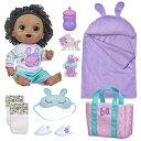 Baby alive ベビーアライブ 赤ちゃん 人形 バニー スリープオーバー ベビードール 就寝テーマ 12インチドール 寝袋&バニーテーマドールアクセサリー 3歳以