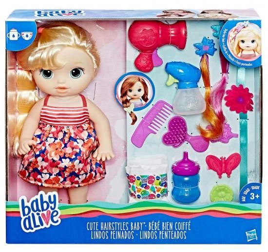 Baby alive ベビーアライブ 赤ちゃん 人形 かわいいヘアスタイル ベビー