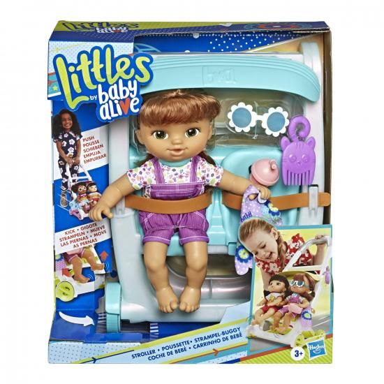 Baby alive ベビーアライブ 赤ちゃん 人形 リトルズ、プッシュ＆キック ストローラー、リトルルーシー 2